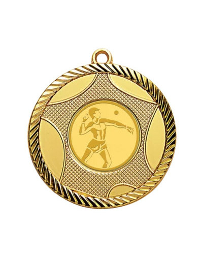 Medaille zamak diam50mm or