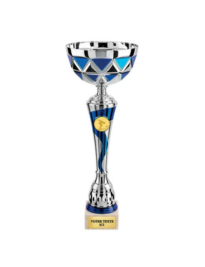 Coupe class arg/bleu h 42cm d 160mm