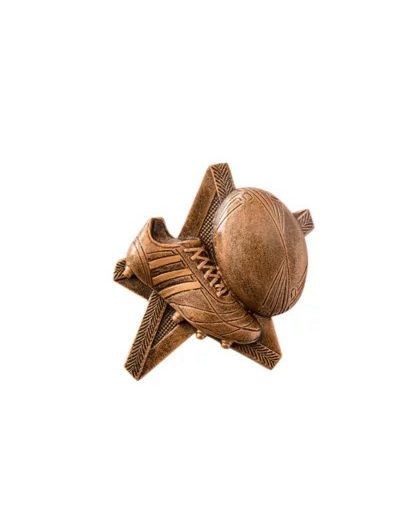 Applique resine etoile rugby hauteu