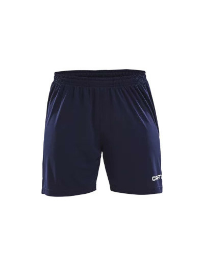 Squad short solid w navy