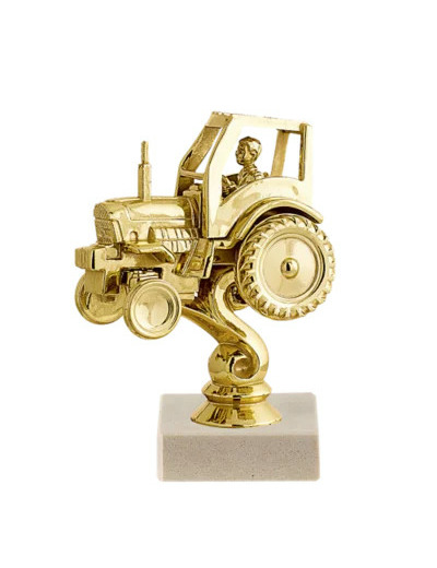 Trop sujet plas or tracteur h 14cm