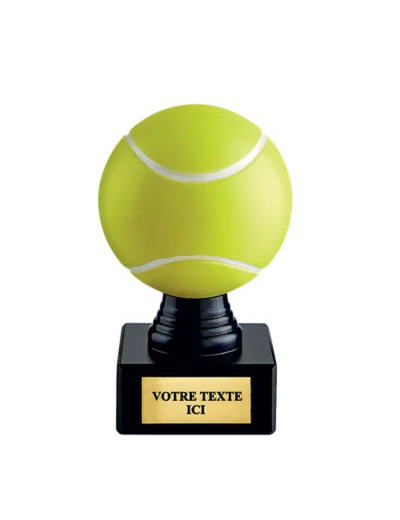 Trophee plastique tennis h 13 cm