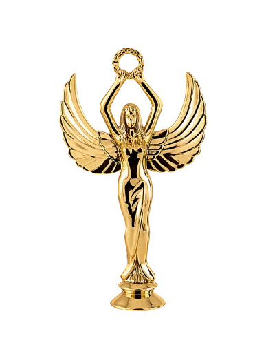 Sujet plastiq or victoire gm h.14cm