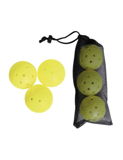 Lot 3 balles pickleball outdoor