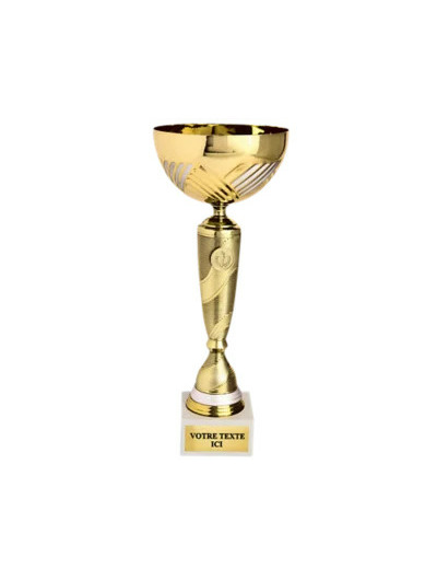 Coupe classique or/argent hauteur 4