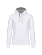 Blanc/gris fin