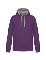 Violet/gris oxford