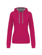 Fuchsia/gris fin