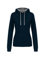 Bleu marine/gris fin
