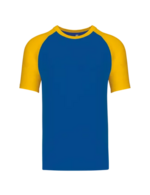 bleu royal/jaune