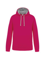 Fuchsia/gris fin