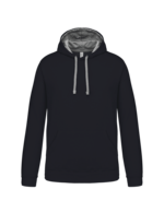 Bleu marine/gris fin