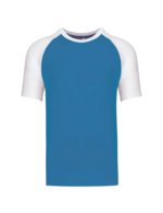 bleu aquatique/blanc