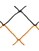 Noir/orange
